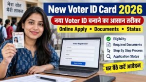 New Voter ID Card Apply Online 2026: नया Voter ID बनाने का आसान तरीका, Eligibility, Documents और Status