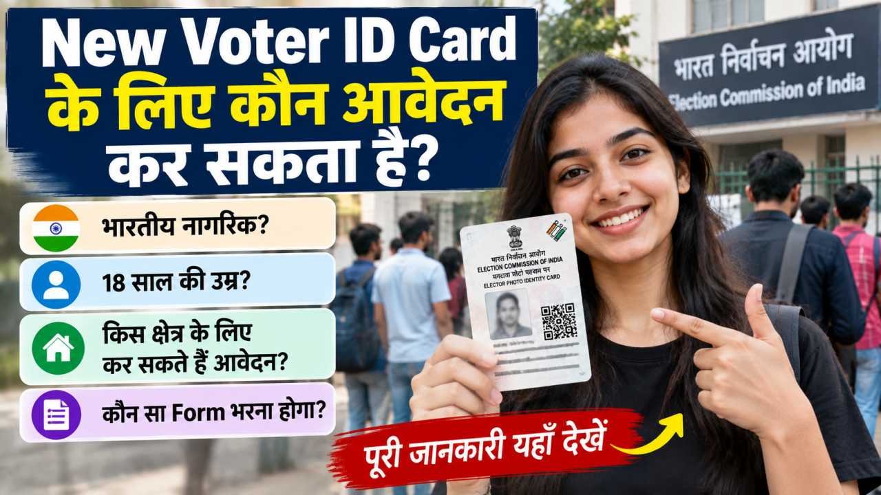 New Voter ID Card के लिए कौन आवेदन कर सकता है