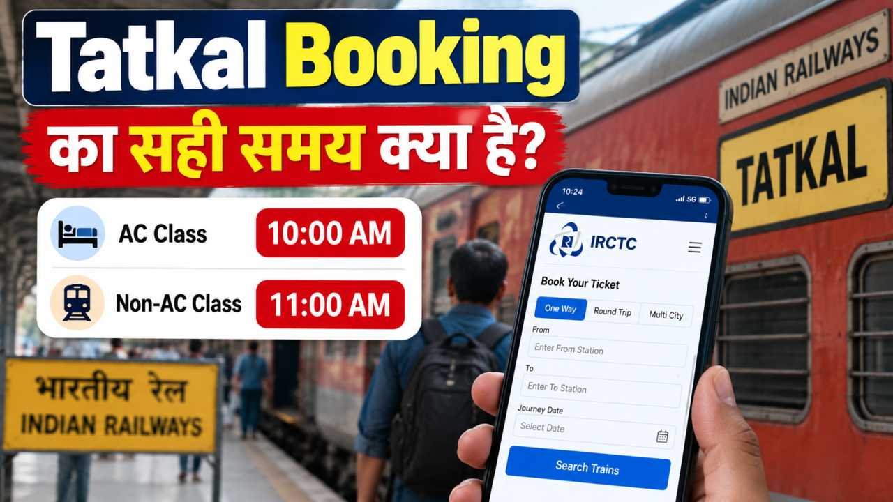 Tatkal Booking का सही समय क्या है