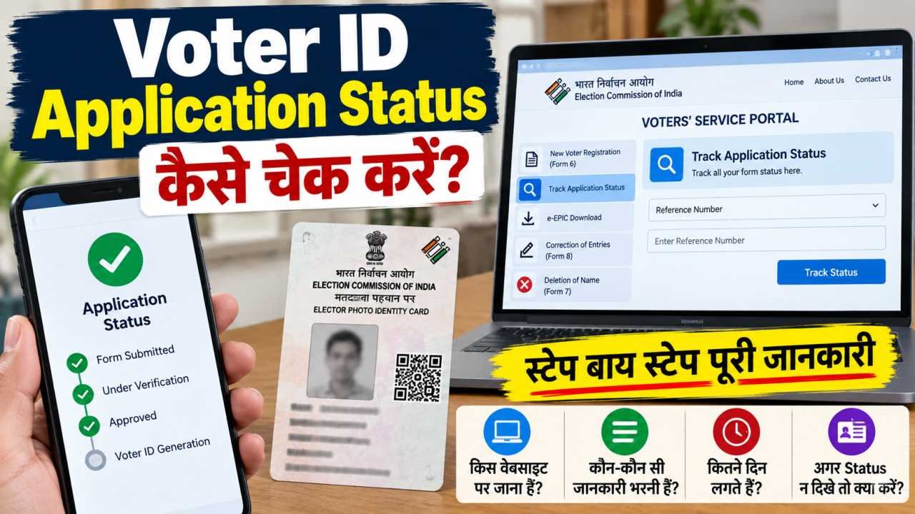 Voter ID Application Status कैसे चेक करें