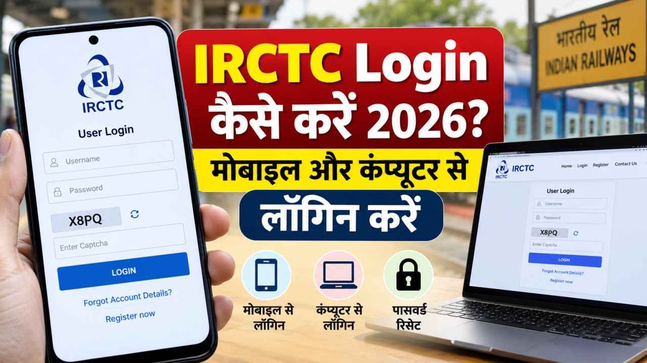 IRCTC Login Kaise Kare