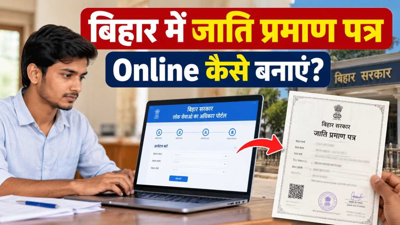 बिहार में जाति प्रमाण पत्र Online कैसे बनाएं?