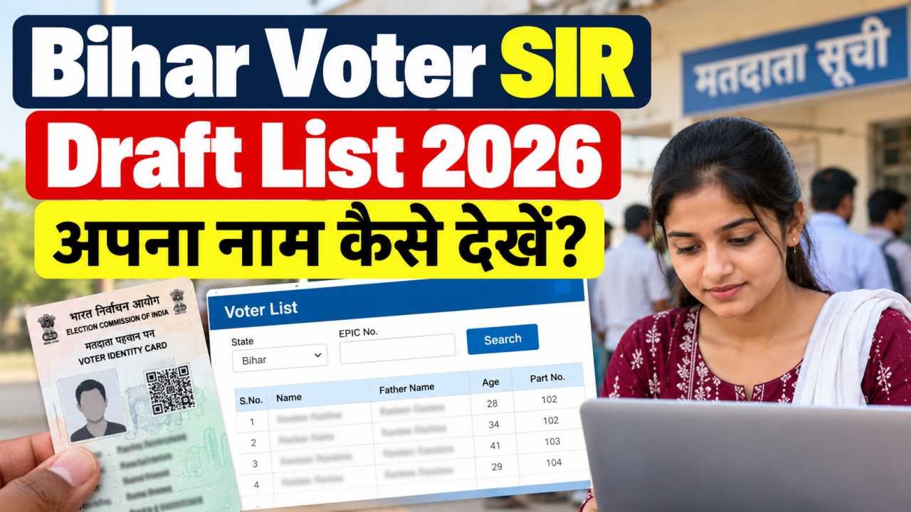 Bihar Voter SIR Draft List 2026