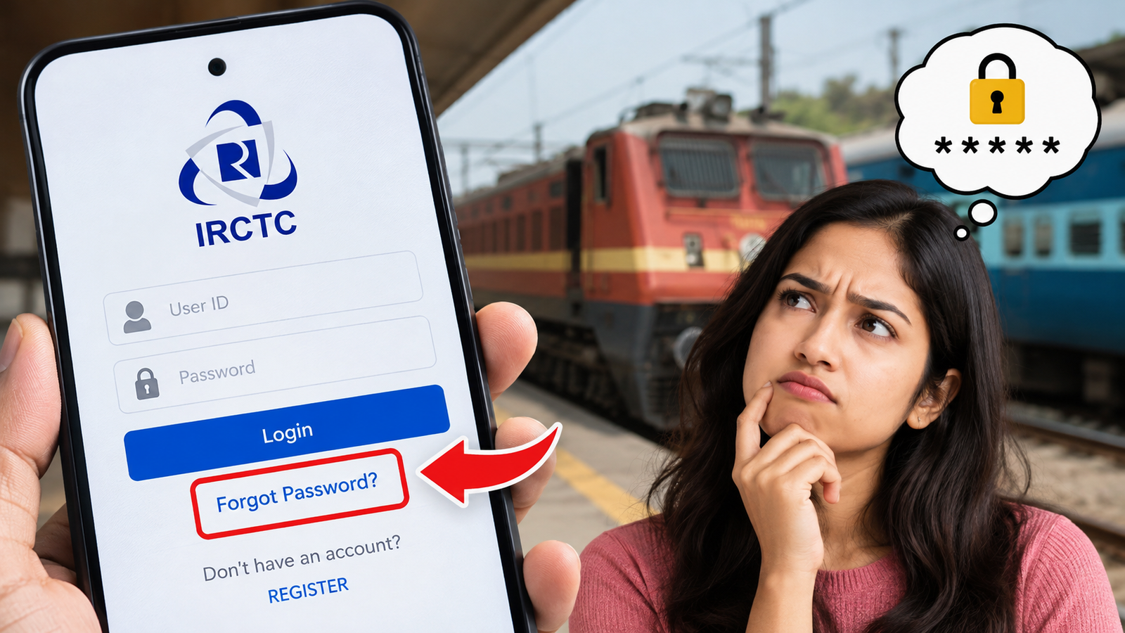 IRCTC Forgot Password