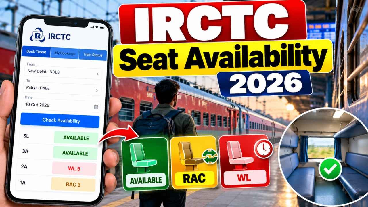 IRCTC Seat Availability Check 2026