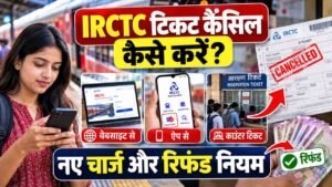 IRCTC टिकट कैंसिल कैसे करें: वेबसाइट, ऐप और काउंटर टिकट का पूरा तरीका, नए चार्ज और रिफंड नियम