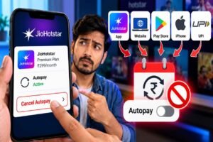 JioHotstar का ऑटोपे कैसे बंद करें, ऐप, वेबसाइट, Play Store, iPhone और UPI से कैंसिल करने का तरीका