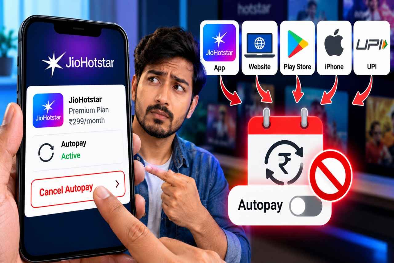 JioHotstar का ऑटोपे कैसे बंद करें