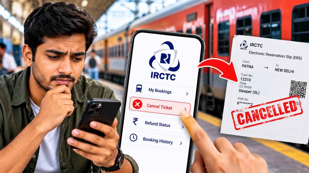 Online Ticket Cancel कैसे करें