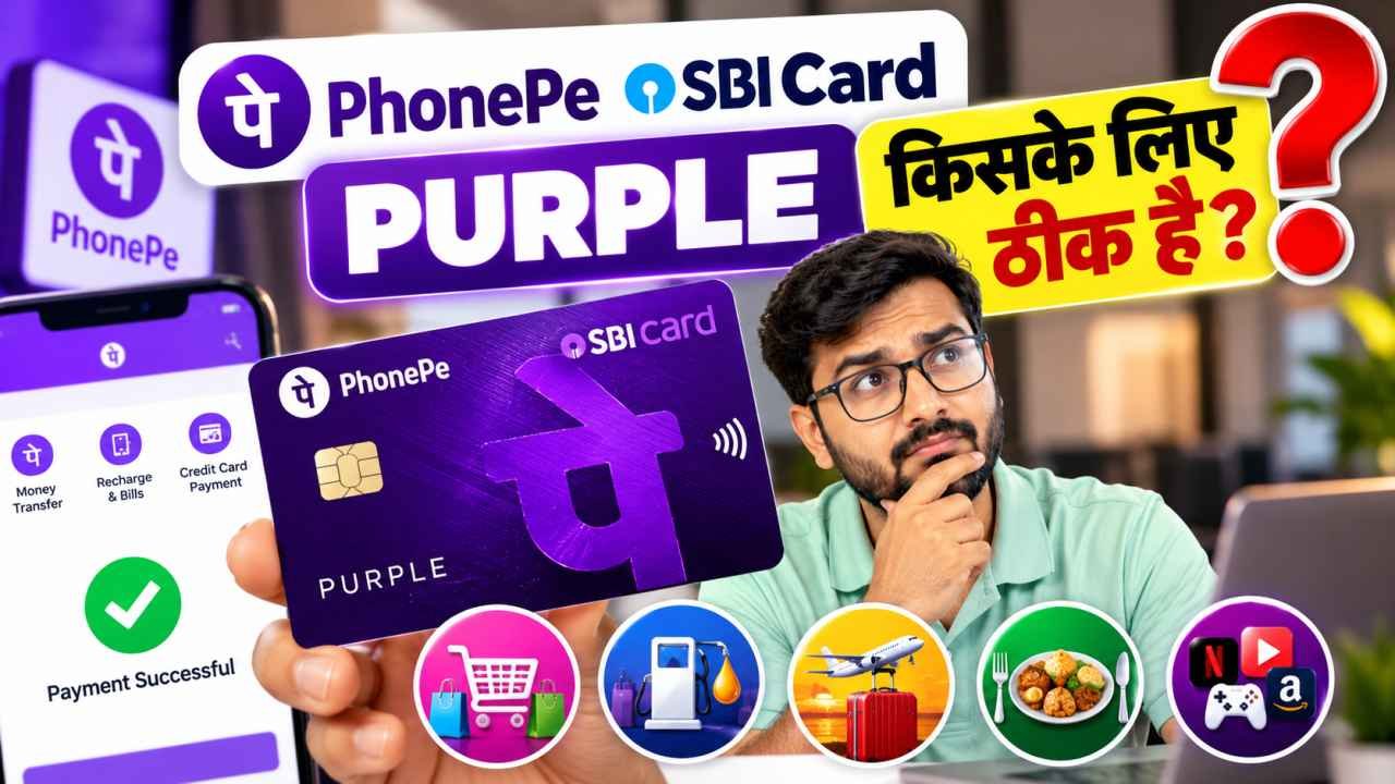 PhonePe SBI Card PURPLE किसके लिए ठीक है