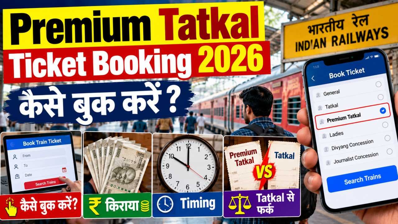 Premium Tatkal Ticket Booking 2026