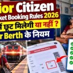 Senior Citizen Train Ticket Booking Rules