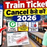 Train Ticket Cancel कैसे करें 2026