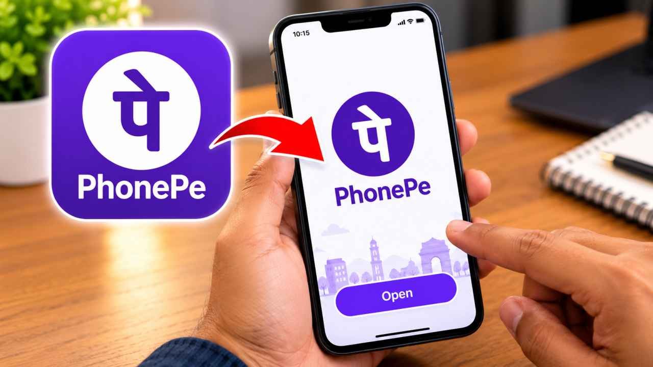 अपने फोन में PhonePe ऐप खोलें।