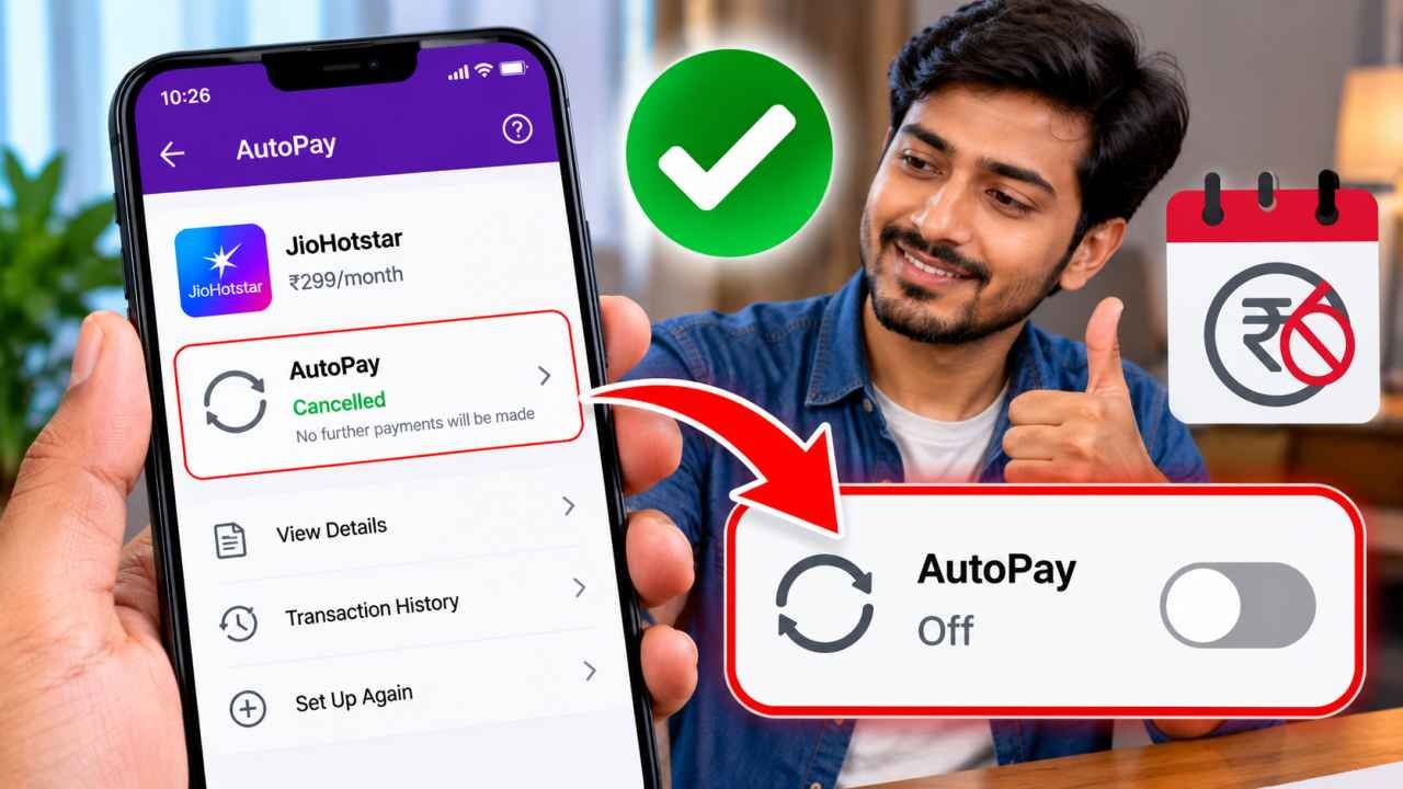 कैसे पक्का करें कि AutoPay बंद हो गया